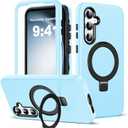 DuiDuiQ Designed for Samsung Galaxy S23 Plus Case 6.6" with Magnetic Ring Stand[Compatible with Mag-Safe][Military Grade Drop Protection][Build in Kickstand] S23 Plus Phone Case,Blue