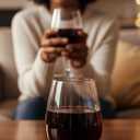 Upgraded Design of Our 2017 New York Times Best Stemless Wine Glass (Sweethome)  Made in Europe  Set of 6 , Reinforced Base for Added Stability & Premium Feel, Dishwasher-Safe, Lead-Free, 17oz.