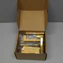 goldenwarm Gold Cabinet Pulls 15 Pack Brushed Brass Drawer Pulls - J12GD102 4 inch Kitchen Cabinet Handles Square Bar Pulls Antique Brass Bathroom Cabinet Hardware (4in hole centers)