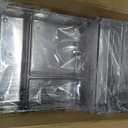 iDesign 3-Section Drawer Organizer, Set of 6, Clear