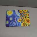 iPad (A16) 11th Generation Case 2025, for iPad 10th Generation Case Shockproof with Pencil Holder, Multi-Angle Adjustable Stand View with Pocket/Hand Strap/Auto Wake Sleep Starry Night Sunflowers