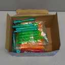 120 Pcs Mini Bubble Wands in 6 Colors, Bulk Party Favors for Kids, Themed Birthday, Christmas, New Year, Valentine, Carnival, School Classroom Prizes for Boys & Girls, Ideal Goodies Bags Stuffers