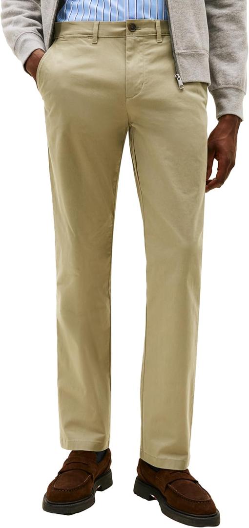 Tommy Hilfiger Chino Pants Custom Fit (33W x 30L, Liberty Gray)
