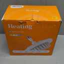 Space Heaters for Indoor Use, Electric Heater Fan with Light and Remote Control E26 Base 1000W for Office Bedroom Garage