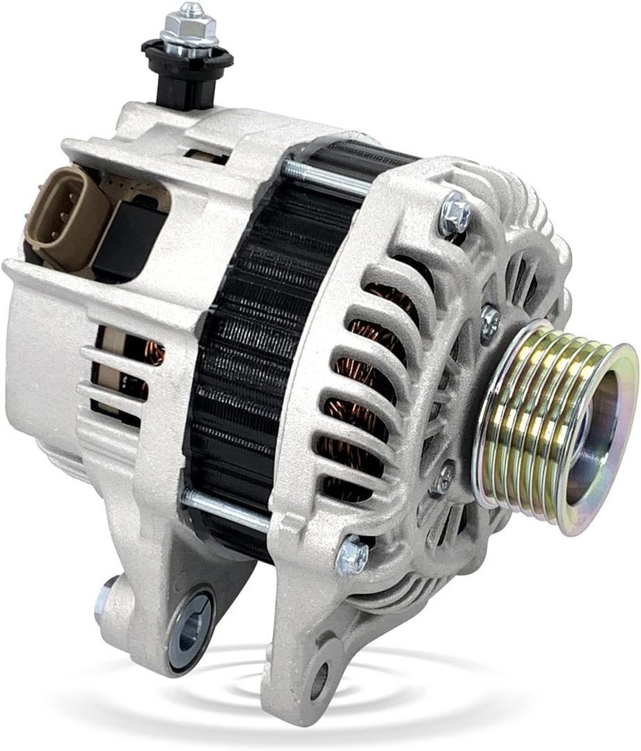 20288N Alternator 12V 100A Compatible with Mazda CX-5 CX5 2013-2019/2022-2023, 3 2014-2018, 6 2014-2021, CX-3 2016-2021,MX-5 Miata & Toyota Yaris,Yaris iA & Scion iA,12V 100A 6-Groove Pulley Clockwise
