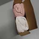 2-Pack Organic Bassinet Sheets for Girls, Boys - 100% Cotton Bassinet Mattress Sheets Compatible with Halo Bassinest Swivel Sleeper, Graco, Baby Delight, Chicco, Unisex Fitted Bassinet Sheets (Rose)