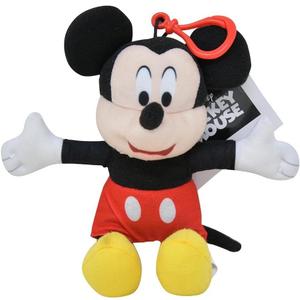 Mickey Mouse 6" Plush Zipper Pull  Soft Toy Clip Accessory for Bags and Backpacks