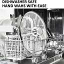 Glass Lids for 8, 9.5, 10.25, 11, 12, 12.6 Inch Frying Pans, Pots, Cast Iron Pans, Tempered Covers for Replacement with Stainless Steel Rim & Handle, Dishwasher & Over Safe