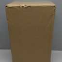 ELLDOO 2 Tier Clear Glass Storage Box, Gold Mirrored Jewelry Makeup Display Organizer Case, Decorative Tower box Storage for Trinket Perfume Lipstick Figure Statue Toy Display, House Shape