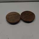 2 Pcs Wood Riser - 3.75' Display Stand for Farmhouse Decor, Tiered Tray Accessories, Round Rustic Pedestal for Home Decorations