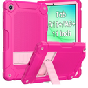 BMOUO for Samsung Galaxy Tab A11+ Plus Case 11" 2026 / A9+ Plus Case 11 Inch 2023 (SM-X210/X216/X218), Heavy Duty Shockproof Protective Samsung Galaxy Tab A11+ / A9+ Plus Tablet Case, Magenta