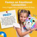 GWUNNIES Plush Bouncy Ball for Kids  9-inch Inflatable Sensory Toddler Toy with Animal Cover & Air Pump  Indoor & Outdoor Play for Ages 3+, Ideal Gift for Boys & Girls, Frizzy Hugpal