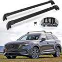 Lockable Cross Bars Roof Racks for Mazda CX9 CX-9 2016-2023 - Anti-Theft Cross Rails for Kayak Snowboard Surfboard Bike Canoe Ski Cargo Accessories