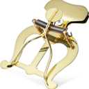 2 x Milisten Trombone Lyre Clip on Flip Folder Marching Band Music Flip Folder Holder Secure Clamp for Sheet Music 4.33X3.26X1.37In