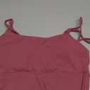 Everrysea Sports Bras for Women High Support Longline Workout Tank Tops Built in Bra Strappy Yoga Padded Crop Top (Large, Rose)