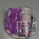 141 Pcs Party Supplies include 7'' Plates,9'' Plates, Tablecloth, Straw, Kinfes, Spoons, Napkins, Cups for the Monst-Highs Party Decoration