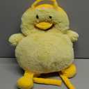 Baby Head Protector Backpack Cushion Wear - Adjustable Baby Toddler Fall Back Head Protector for Crawling Walking Cute Yellow Duck