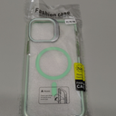WOGROO iPhone 13 Pro Max Case  MagSafe Compatible, Magnetic Kickstand Case for Women, Clear Green