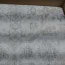 Soalmost 7x10 Area Rug for Living Room Washable Rugs Non-Slip Beige/Brown
