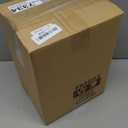 1 Gallon thickened Square Glass Pitcher with Lid, Classic Stripes Water Pitchers for Fridge, Borosilicate Glass Carafe for Hot/Cold Brew Drink, Extra Large Jug with Handle for Iced Tea, Coffee, Juice (Silver)