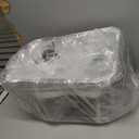 Alpha Living Disposable Chafing Dish Buffet Set, Food Warmers for Parties, Fuel Cans Complete Set, Half Size Pans, Warming Trays (3 Pack)