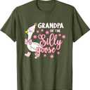 Grandpa Of The Silly Goose First Birthday Family Matching T-Shirt, XL