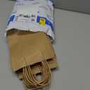 RACETOP 40 Pack Kraft Small Paper Bags with Handles Bulk, 8" x 6" x 3" Brown Gift Bags for Retail, Shopping, Birthday Parties, Mini Bag for Business, Goodies