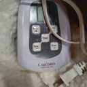 CAROMIO Heated Blanket King Size with LCD Dual Controller, Waffle Weave Fast Heating Electric Blankets, 10 Heat Levels & 1-12H Time Settings, ETL Certified, Machine Washable, Light Blue, 100" x 90"