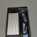 ORICO 40Gbps NVMe SSD Enclosure, M.2 to USB-C Adapter for NVMe M-Key 4TB SSD 2280, Aluminum M2 External SSD Case, Compatible with Thunderbolt 3/4 USB3.2/3.1/3.0/Type-M234-Silver