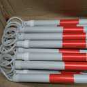 24 Pack Retractable Traffic Cone Bars, 4.04-7.22 ft, Cones Not Included