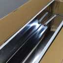 Kitchen Vent Hood Extension Stainless Steel Wall Mount Range Hood Chimney Pipe Duct Cover 210mm Width