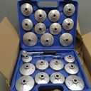 BETOOLL 23pcs Oil Filter Wrench Set, Oil Filter Socket Set with 65, 67, 72, 73, 74, 75, 76, 79, 84, 89, 91, 92, 95, 101mm, Compatible with Toyota VW BMW GMC Sierra Ford Volvo