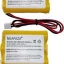 3.6v 1000mAh Ni-CD Exit Sign Emergency Light Battery Pack Compatible with OSA107 PowerSonic A5289-1 DISON KRH-15/51 KRH15/51 JLEU9 (2-Pack)