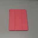 Fintie Hybrid Slim Case for iPad (A16) 11th Generation 11 Inch (2025), iPad 10th Generation 10.9 Inch (2022) - Shockproof Cover with Clear Transparent Back Shell & Pencil Holder, Pink