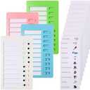 Aleric 4 Pieces Chores Chart for Kids Chore Chart, Sliding Routine Chart to Do List, My Chores RV Checklist Task Planning Board for Kids and Adults, ADHD Tools Routine Visual Schedule Reminder