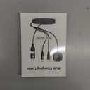 Multi Charging Cable for Apple Watch Charger,3 in 2 USB C Cable 4FT iPhone Charger/Type C/Lightning Travel Essentials Cables for iWatch Ultra/SE/10-1&iPhone 16-5 Pro/Plus