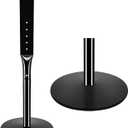 Heavy Duty Parking Sign Post Stand 49", 20lbs Cast Iron Base Sign Post for Outside Sign Holder, Yard Sign Stand, Street Sign Post, Black