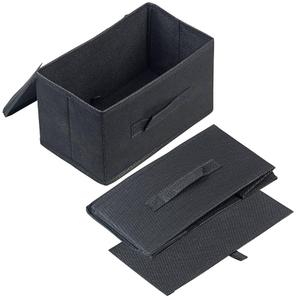 Foldable Storage Boxes with Lid and Handle, Clothing storage frames,Fabric Storage Containers for Clothes,Storage Bins with Zipper Portable， Gray，（XXL+XXL