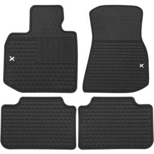 Car Floor Mat for BMW X3 G45 2025 2026 Custom Fit Black White Rubber Auto Floor Liners Set All Weather Protection Heavy Duty Odorless
