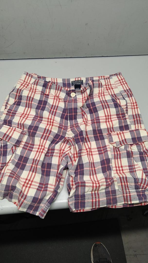 Polo Ralph Lauren Mens Multicolor PLAID Cargo Shorts Mens 34