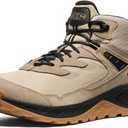 KEEN Men's Hightrail Mid Waterproof Hiking Boots (13 Wide, Brindle/Oak Buff)