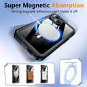 Temdan Magnetic for iPhone 15 Plus Case Waterproof,Built-in Screen Protector [IP68 Underwater][15FT Military Dropproof][Dustproof][Compatible with MagSafe] 360 Full-Body Shockproof iPhone Case-Black