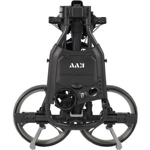 KVV 3 Wheel Compact Flat Folding Design Golf Push-Pull Cart with Lightweight and Sturdy Aluminum Frame