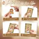 36 Sets Mothers Day Gifts Bulk Jesus Scented Ornaments with Cards Bags for Women Church Office Christian Party Favors Religious Scripture Hanging Decor, 6 Fragrances