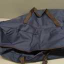 AMJ 100L Large Storage Bag for Comforters, Blankets, Clothes, Quilts and Towels, Better and Sturdy Organizer Bag, Thick Ultra Size Under Bed Storage, Moisture Proof, Blue