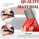 Car Bumper Protector Guard,Wavy Rear Bumper Protector for Anti-Scratch & Anti-Collision,Rear Front Bumper Guard with Strong Adhesive Backing Suitable for SUV,Car,Truck