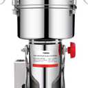 1000g Electric Grain Mill Grinder 304 Stainless Steel Pulverizer Grinding Machine Commercial Corn Mill for Kitchen Herb Spice Coffee with LCD Digital Display