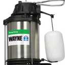 WAYNE CDU980E 3/4 HP Submersible Sump Pump Cast Iron & Stainless Steel, Vertical Float Switch, 5,490 GPH