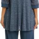 R&M Richards Women's Metallic Sheath Dress W/Matching Draped Chiffon Jacket - 2-Piece Outfit for Weddings & Parties