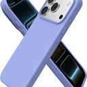 ORNARTO Compatible with iPhone 17 Pro Case, Slim Liquid Silicone 4 Layers Full Covered Soft Gel Rubber Shockproof Protective Phone Case with Anti-Scratch Microfiber Lining-Ice Blue